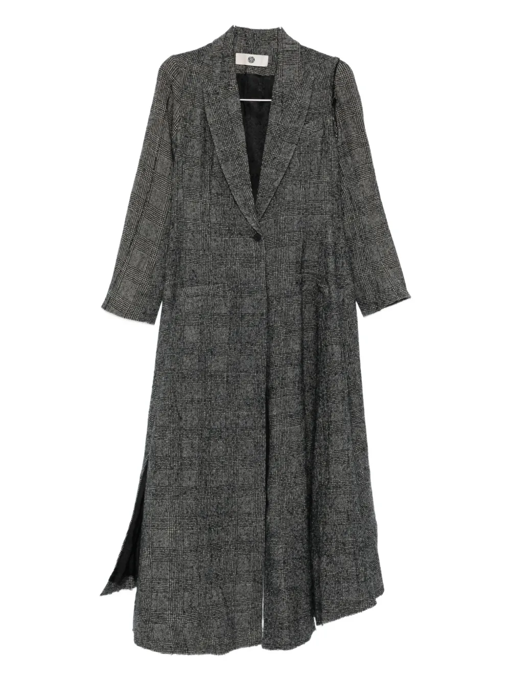 Пальто в клетку на одной пуговице Marc Le Bihan, черный
Пальто в клетку на одной пуговице Marc Le Bihan, черный