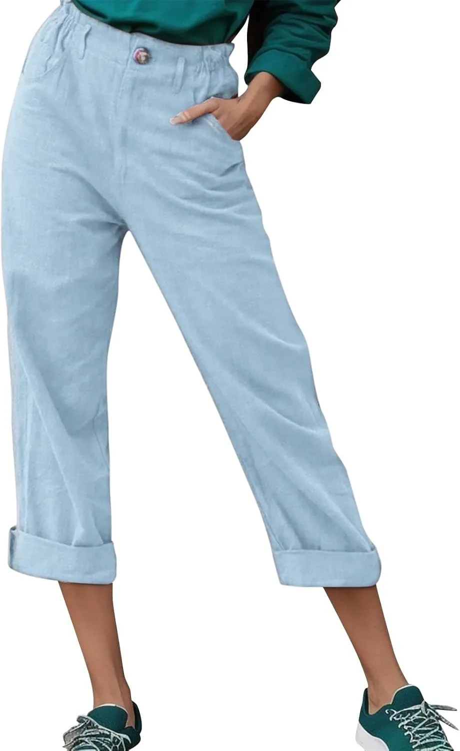 Женские брюки Casual Straight Wide Leg с накладными карманами LCMTWX
Женские брюки Casual Straight Wide Leg с накладными карманами LCMTWX