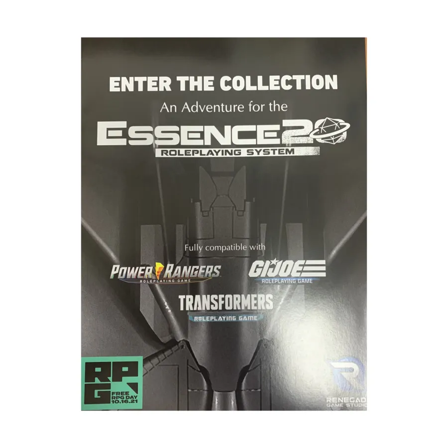 Essence 20 Roleplaying System (Free RPG Day 2021), Role Playing Games (Renegade Game Studios), мягкая обложка
Essence 20 Roleplaying System (Free RPG Day 2021), Role Playing Games (Renegade Game Studios), мягкая обложка