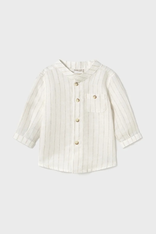 Детская рубашка с добавлением льна Mayoral Newborn, бежевый
Детская рубашка с добавлением льна Mayoral Newborn, бежевый