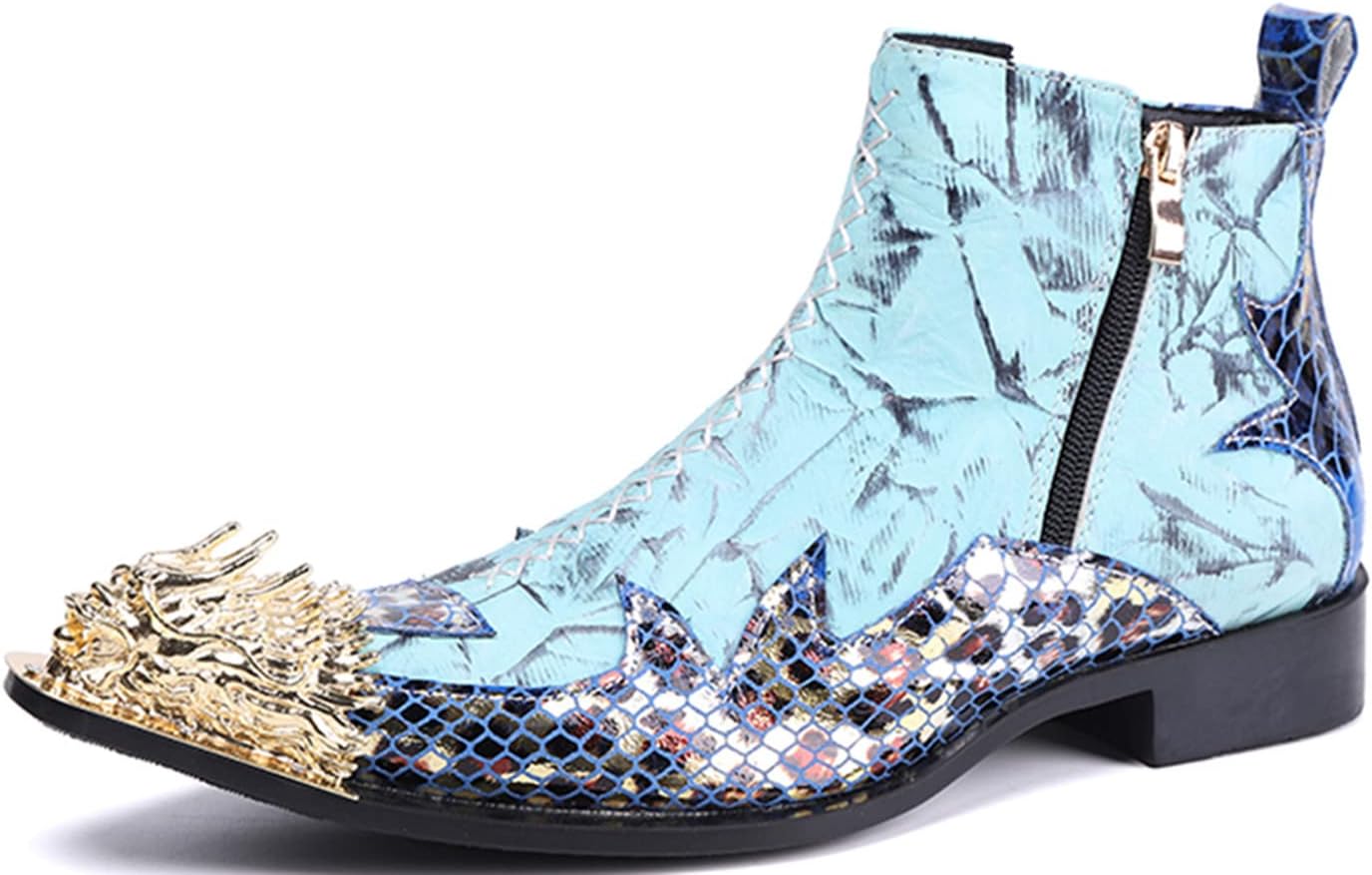 Мужские ботинки Chelsea Santimon - кожаные западные ботинки до щиколотки с заостренным металлическим носком, пряжками и молнией - двухцветные ботинки для торжеств и повседневной носки, для вечеринок, дискотек, свадеб, выпускных и выступлений пев...
Мужские ботинки Chelsea Santimon - кожаные западные ботинки до щиколотки с заостренным металлическим носком, пряжками и молнией - двухцветные ботинки для торжеств и повседневной носки, для вечеринок, дискотек, свадеб, выпускных и выступлений пев...