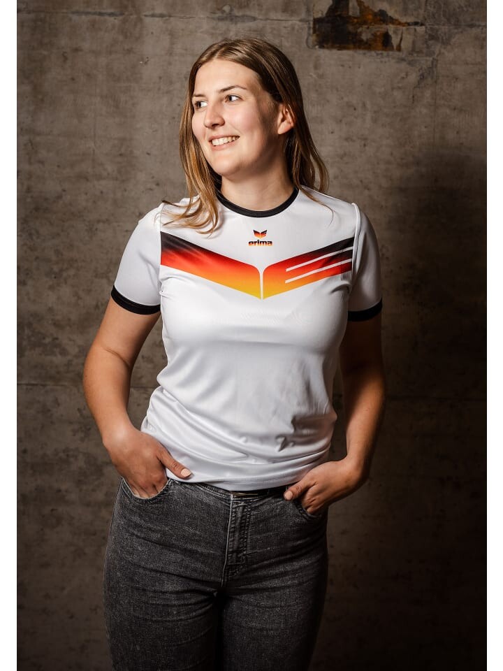 Спортивная футболка erima Deutschland Trikot, белый
Спортивная футболка erima Deutschland Trikot, белый