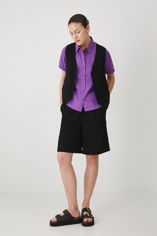 Льняная рубашка Medicine, фиолетовый
Льняная рубашка Medicine, фиолетовый