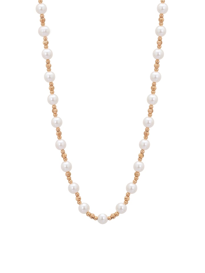 Faina Женское ожерелье из бисера, золотисто-белое
Faina Женское ожерелье из бисера, золотисто-белое
