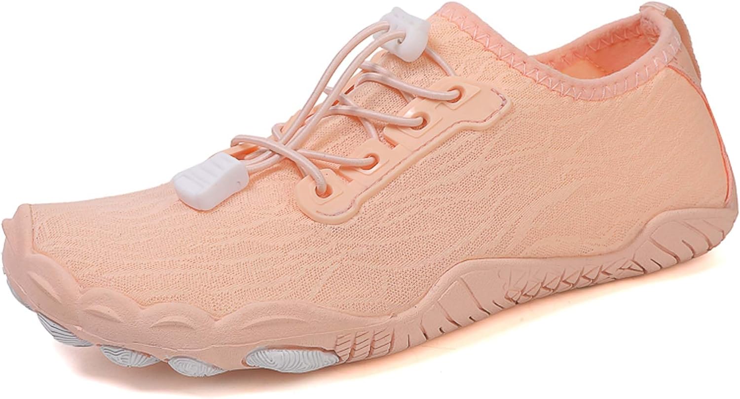 Мужские водные туфли, женские с эффектом босых ног, с широким носком, быстро сохнут, для пляжа, бассейна, акваспорта, многофункциональные для йоги, фитнеса, велоспорта с нулевым перепадом Generic, розовый
Мужские водные туфли, женские с эффектом босых ног, с широким носком, быстро сохнут, для пляжа, бассейна, акваспорта, многофункциональные для йоги, фитнеса, велоспорта с нулевым перепадом Generic, розовый