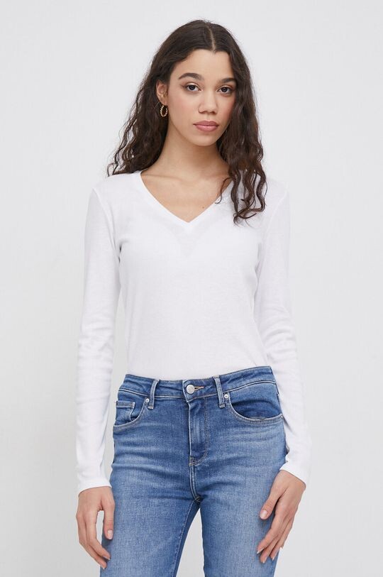 Хлопковая рубашка с длинным рукавом United Colors of Benetton, белый
Хлопковая рубашка с длинным рукавом United Colors of Benetton, белый