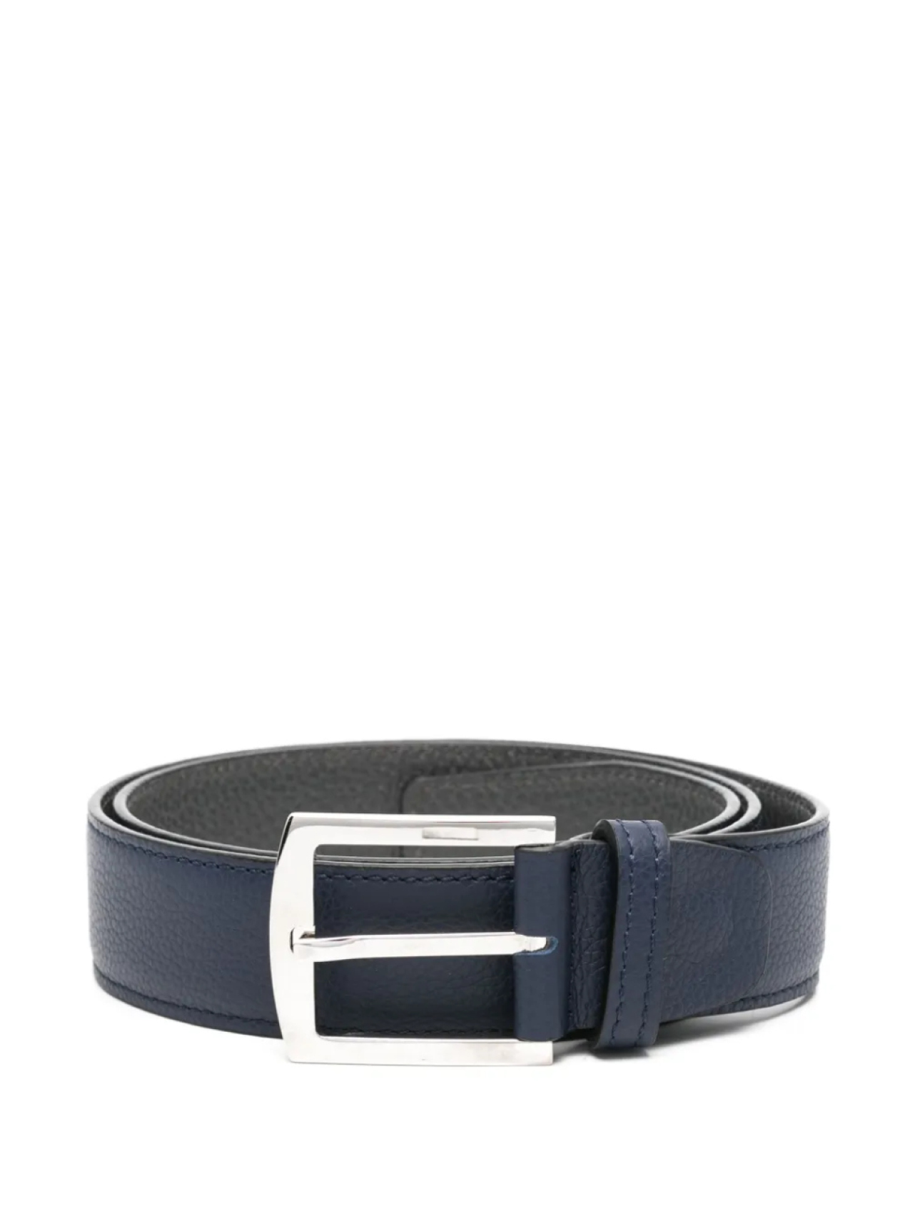 Кожаный ремень Kiton, синий 
Кожаный ремень Kiton, синий