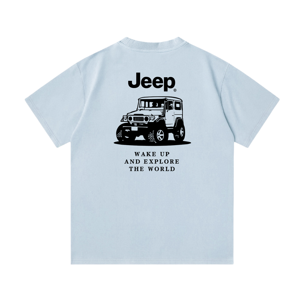 Футболка унисекс Crew Neck Moderate Jeep, sky синий
Футболка унисекс Crew Neck Moderate Jeep, sky синий