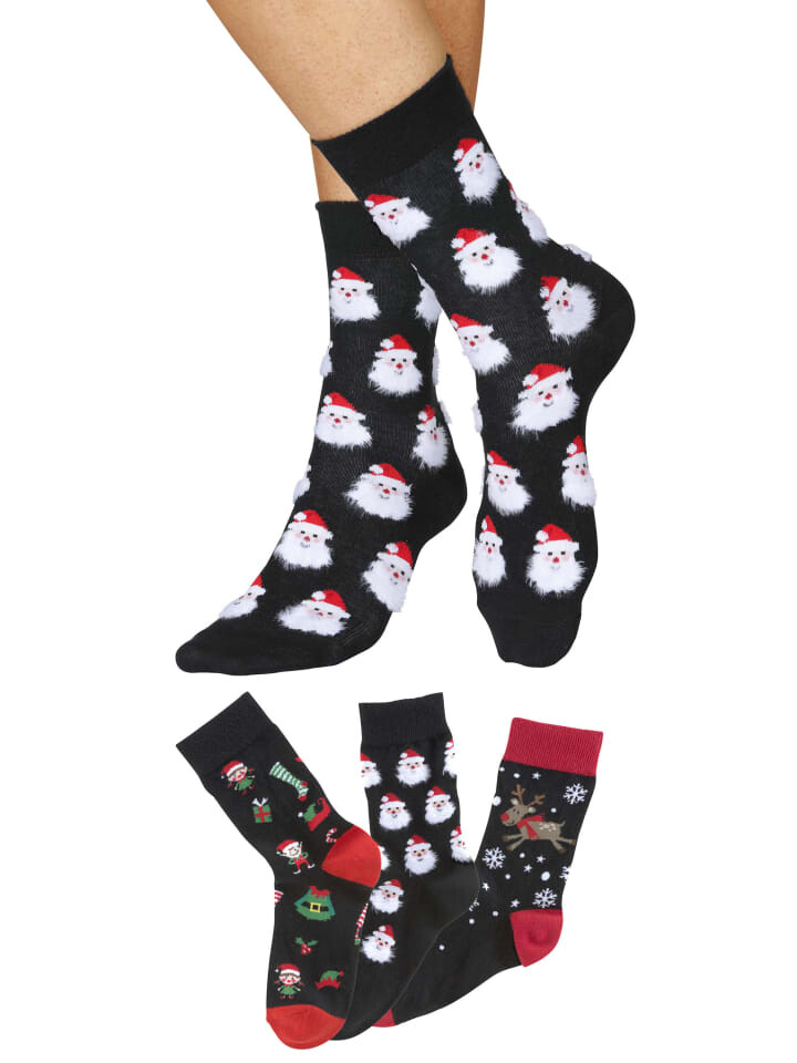 Носки HIS, цвет 3x schwarz-rot-gemustert
Носки HIS, цвет 3x schwarz-rot-gemustert