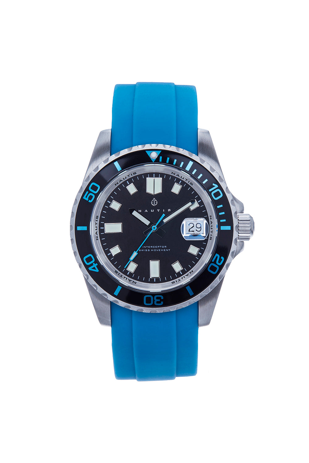 Часы мужские Nautis, светло-голубой 
Часы мужские Nautis, светло-голубой