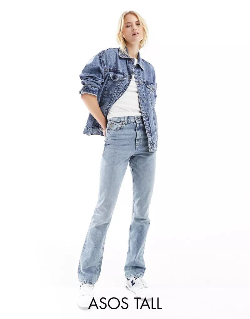 Голубые прямые джинсы в стиле 90-х ASOS DESIGN Tall
Голубые прямые джинсы в стиле 90-х ASOS DESIGN Tall