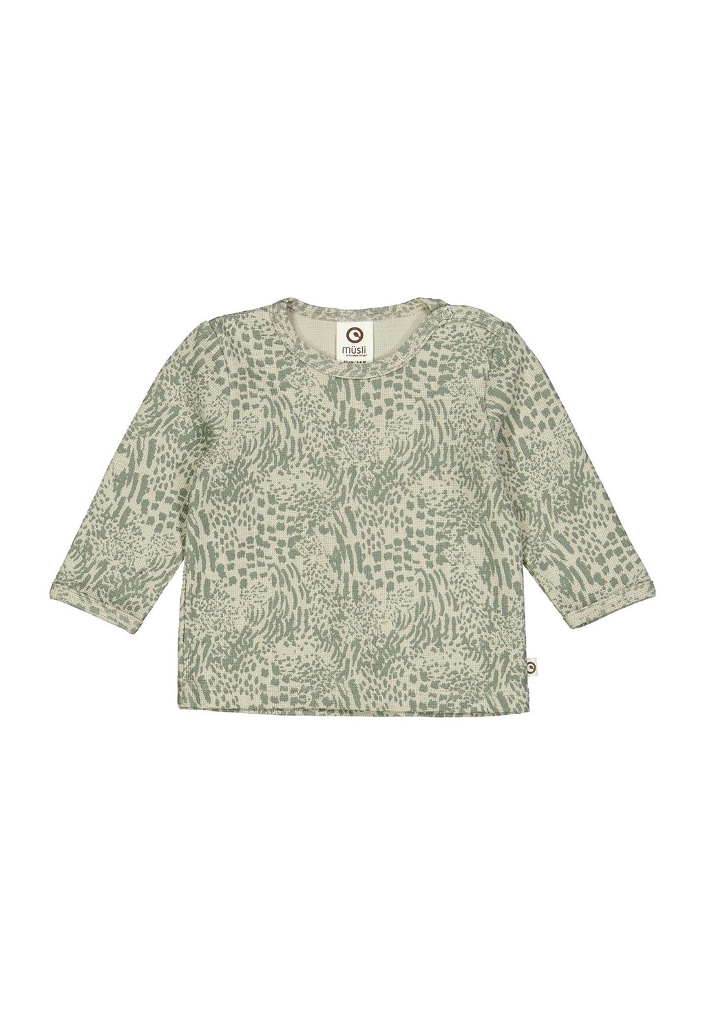 Футболка с длинным рукавом Müsli by GREEN COTTON, зеленый
Футболка с длинным рукавом Müsli by GREEN COTTON, зеленый