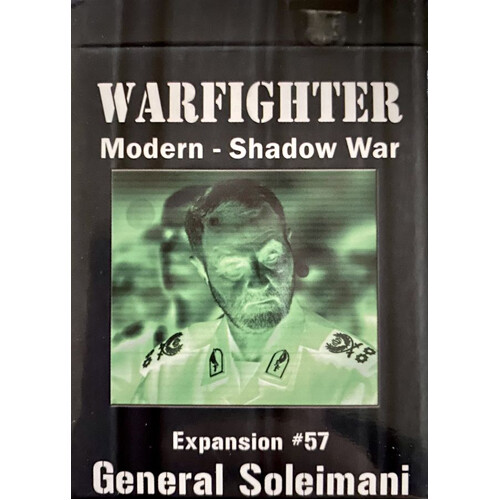 Настольная игра Warfighter Modern: Shadow War General Soleimani Expansion
Настольная игра Warfighter Modern: Shadow War General Soleimani Expansion
