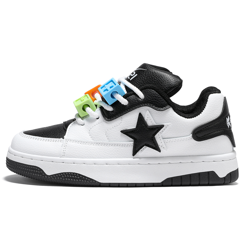 DOUBLE STAR 88 Антискользящие износостойкие низкие скейтерские кроссовки унисекс черно-белые, цвет Black White
DOUBLE STAR 88 Антискользящие износостойкие низкие скейтерские кроссовки унисекс черно-белые, цвет Black White