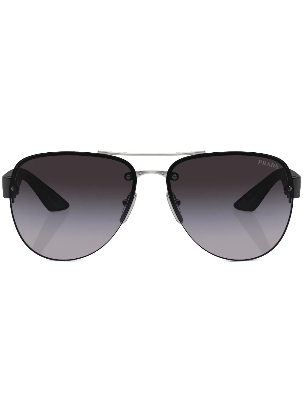Солнцезащитные очки-пилоты Prada Linea Rossa, серебяный
Солнцезащитные очки-пилоты Prada Linea Rossa, серебяный