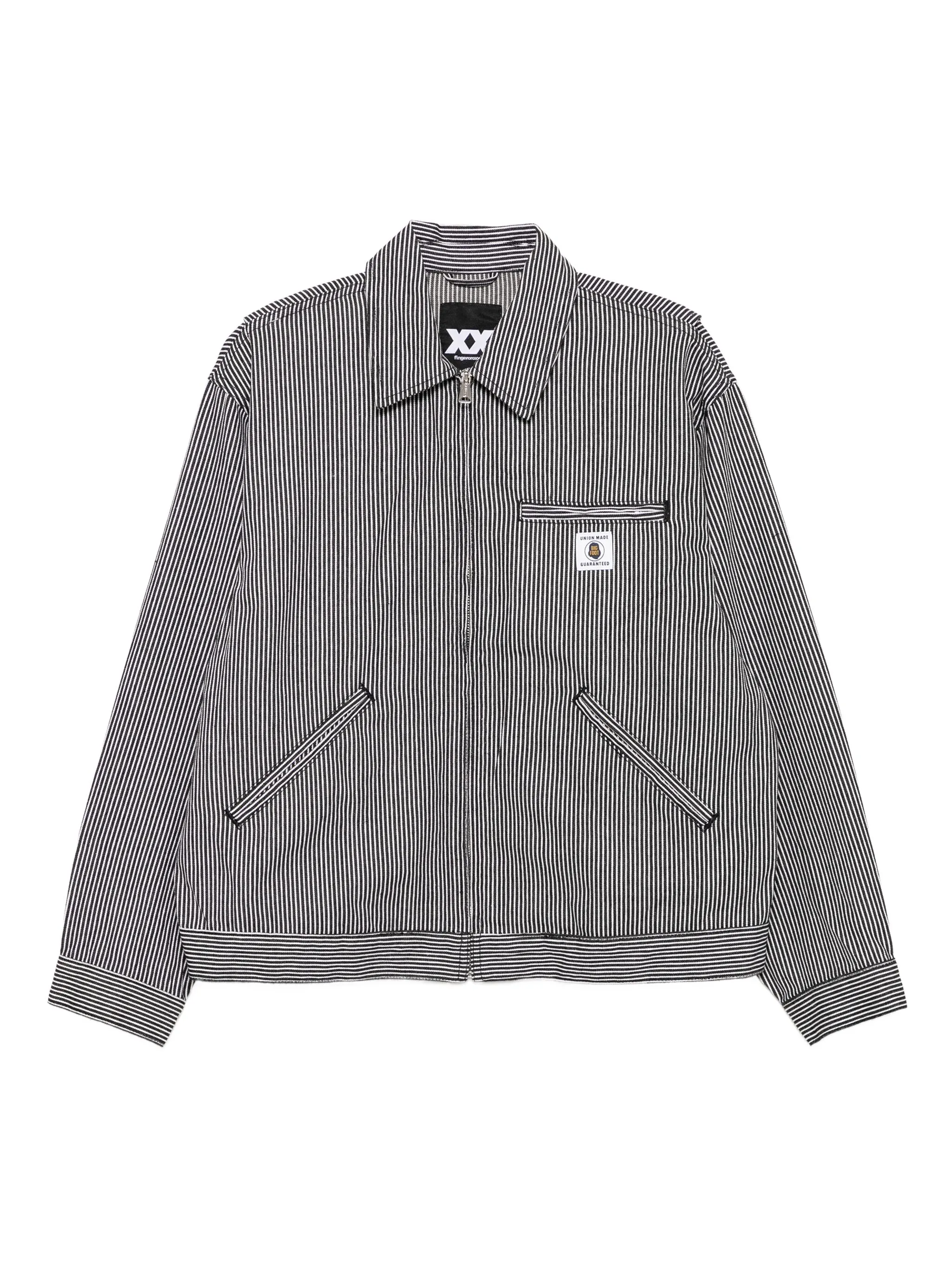 Джинсовая куртка в полоску Fingercroxx, черный
Джинсовая куртка в полоску Fingercroxx, черный