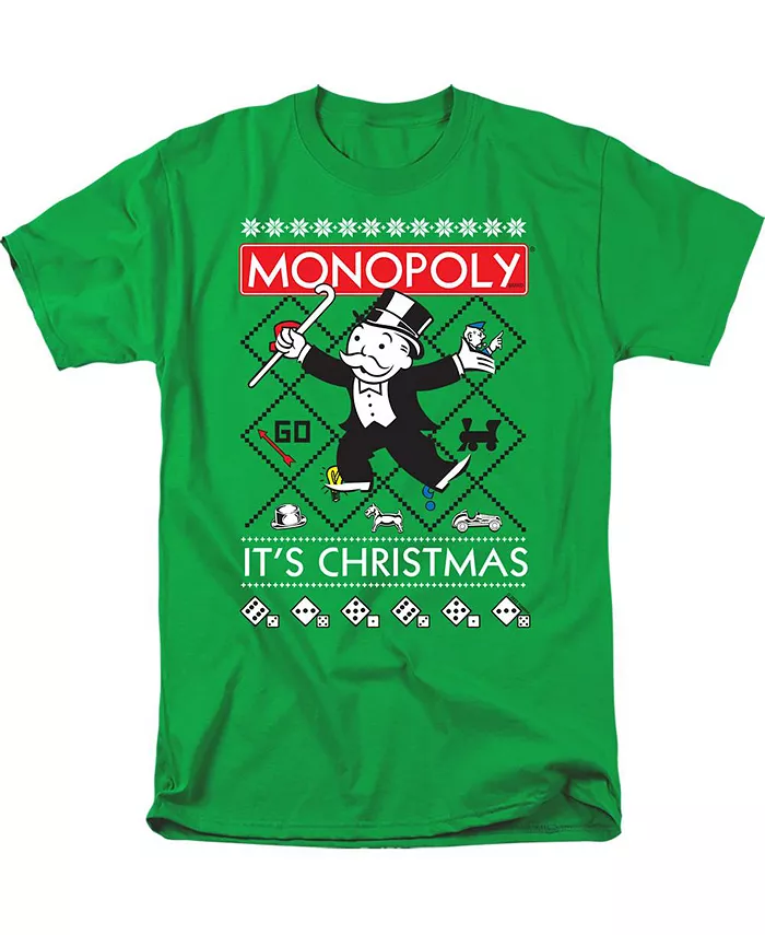 Мужская футболка "Новогодний свитер" Monopoly, зеленый
Мужская футболка "Новогодний свитер" Monopoly, зеленый