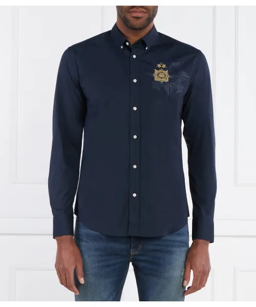 Рубашка из поплина Regular fit La Martina, синий 
Рубашка из поплина Regular fit La Martina, синий