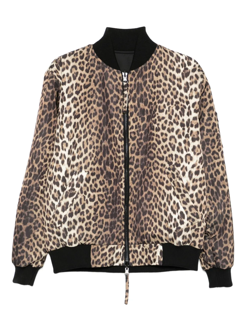 Бомбер с леопардовым принтом P.A.R.O.S.H., коричневый
Бомбер с леопардовым принтом P.A.R.O.S.H., коричневый