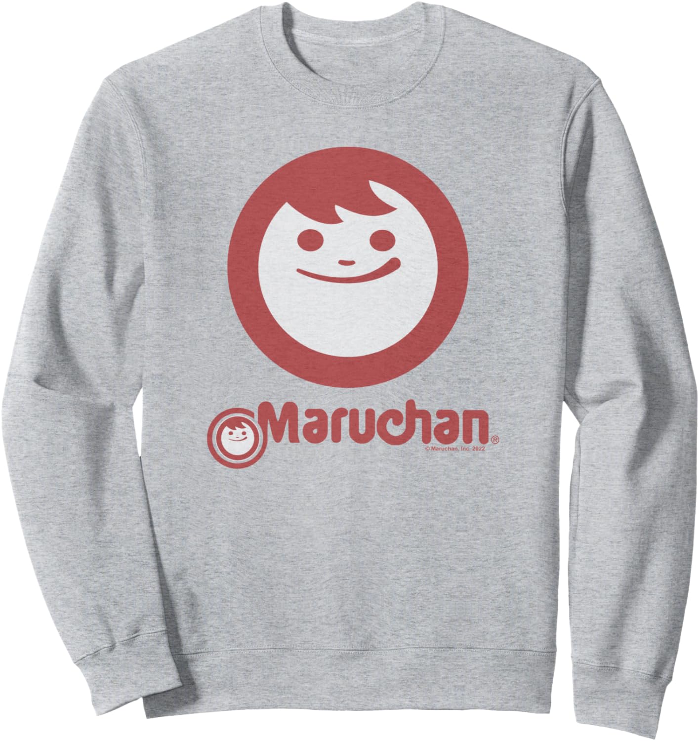 Толстовка Maruchan Instant Smile с большим логотипом в виде лица, серая Maru-Chan
Толстовка Maruchan Instant Smile с большим логотипом в виде лица, серая Maru-Chan