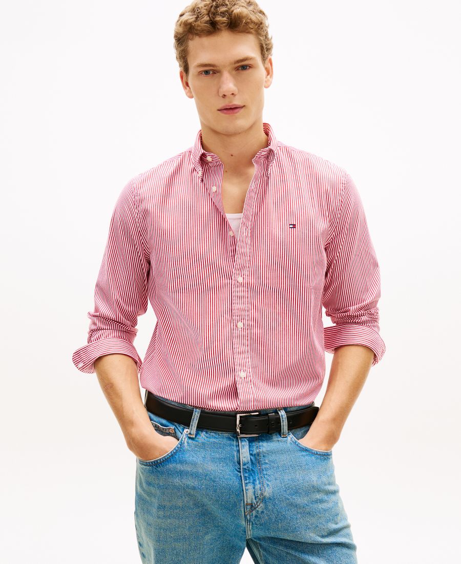 Мужская полосатая рубашка с длинными рукавами из поплина Flex Poplin Tommy Hilfiger, Medium Red / Stripe
Мужская полосатая рубашка с длинными рукавами из поплина Flex Poplin Tommy Hilfiger, Medium Red / Stripe