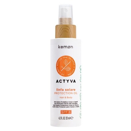 Kemon Actyva Linfa Solare Protection Oil SPF 6 Масло для ухода за телом и волосами 125 мл 
Kemon Actyva Linfa Solare Protection Oil SPF 6 Масло для ухода за телом и волосами 125 мл