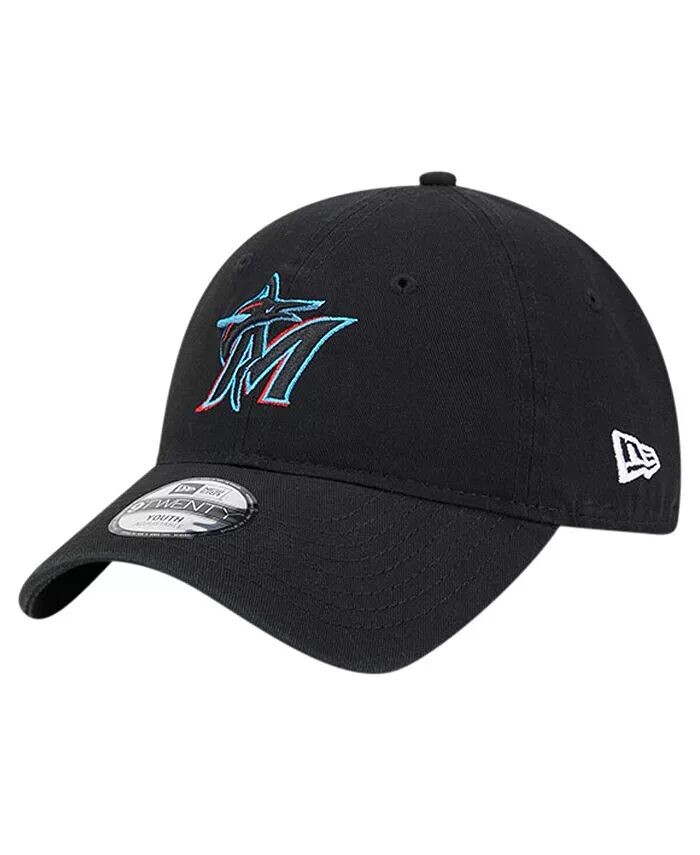 Кепка черная Miami Marlins Team Color 9TWENTY для больших мальчиков и девочек New Era 
Кепка черная Miami Marlins Team Color 9TWENTY для больших мальчиков и девочек New Era