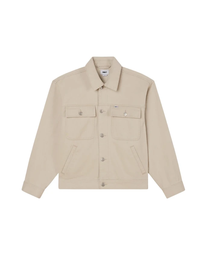 Открытая куртка Obey, бежевый
Открытая куртка Obey, бежевый