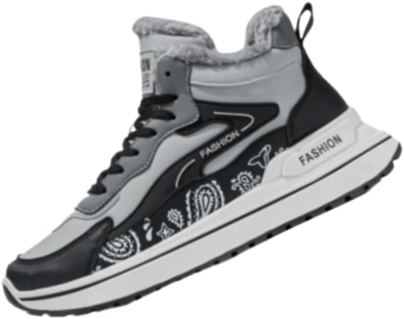 Теплые и толстые высокие зимние ботинки FmShi с толстой подошвой. Спортивная обувь, подходящая для активного отдыха и повседневной носки, черный
Теплые и толстые высокие зимние ботинки FmShi с толстой подошвой. Спортивная обувь, подходящая для активного отдыха и повседневной носки, черный