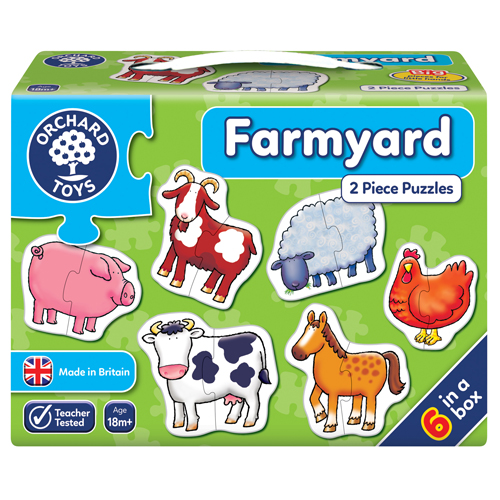 Пазлы Farmyard Two Piece Puzzles
Пазлы Farmyard Two Piece Puzzles