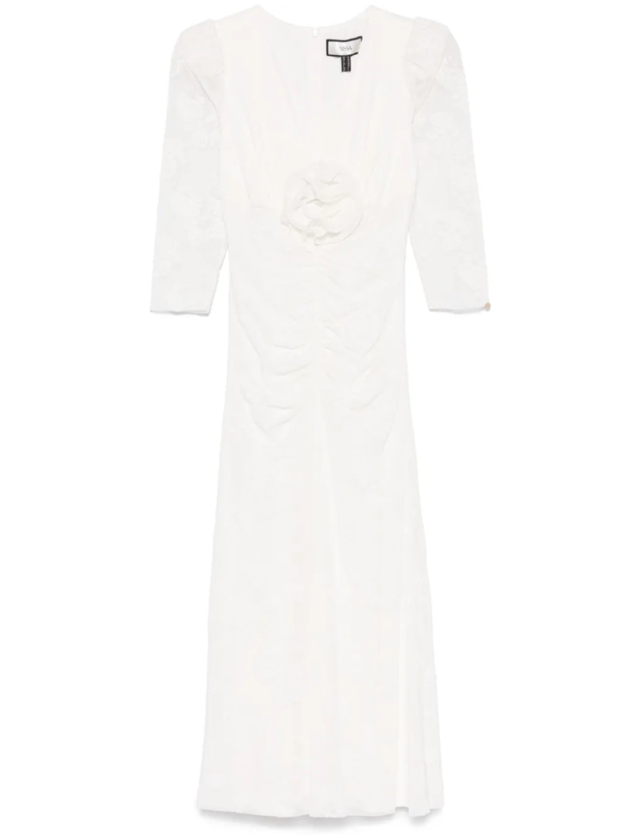 Платье миди NISSA из цветочного кружева, белый
Платье миди NISSA из цветочного кружева, белый