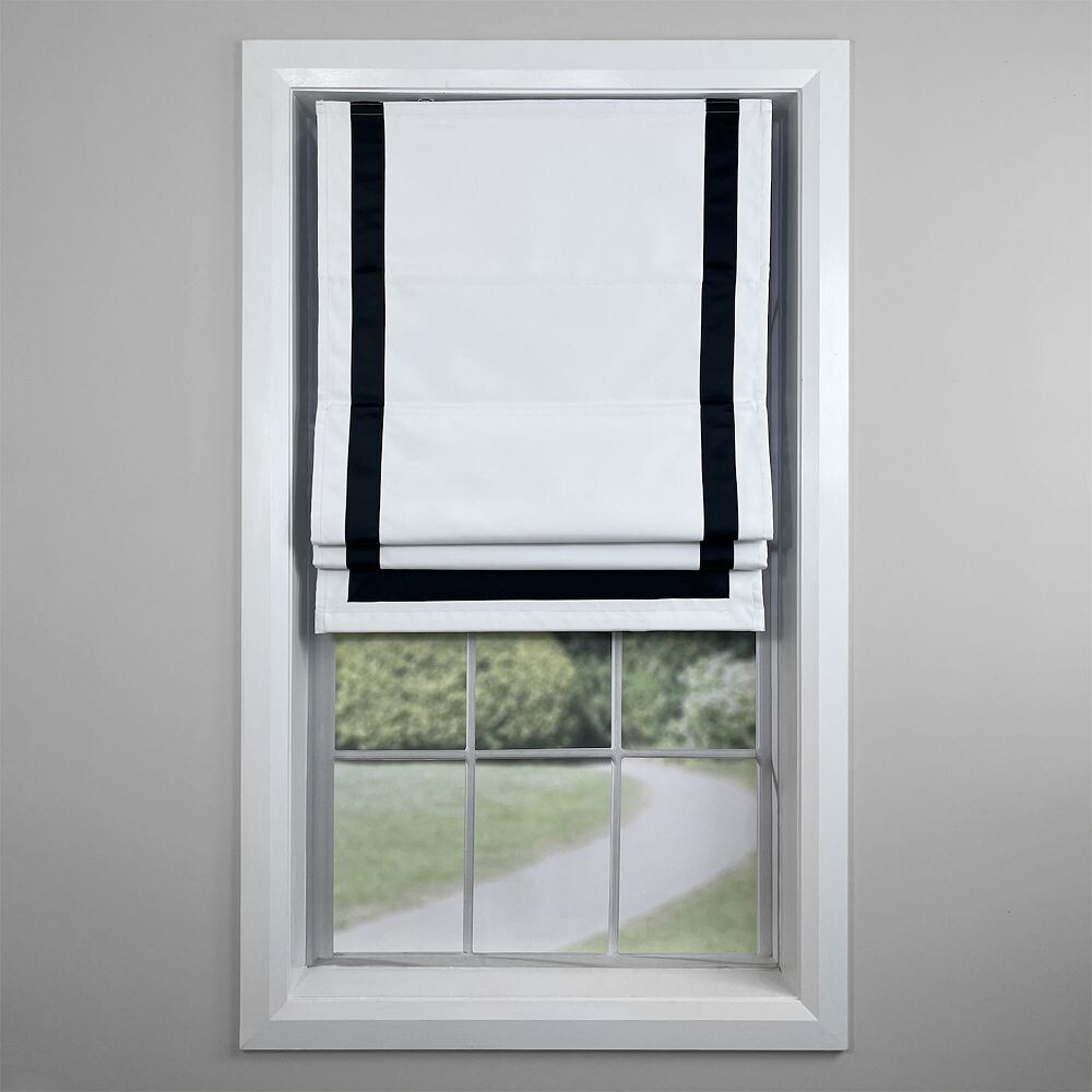 Versailles Home Fashions Valentina Аккумуляторные затемняющие римские шторы, цвет Black White
Versailles Home Fashions Valentina Аккумуляторные затемняющие римские шторы, цвет Black White