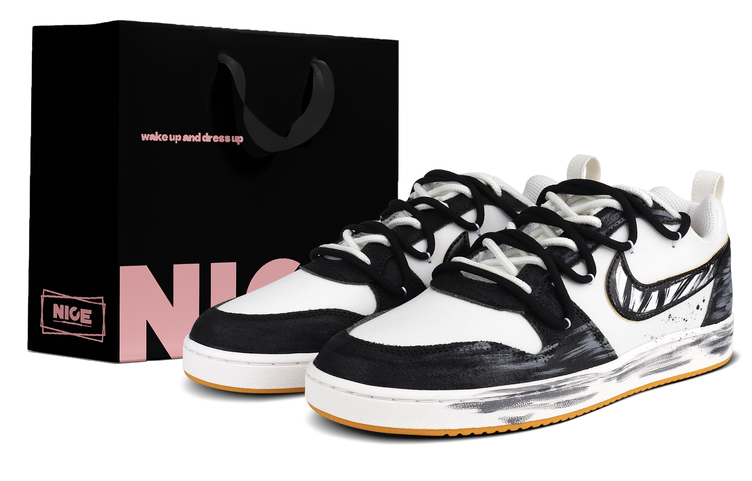 Nike Термостойкие водонепроницаемые амортизирующие устойчивые к истиранию низкие кроссовки для скейтбординга мужские black white
Nike Термостойкие водонепроницаемые амортизирующие устойчивые к истиранию низкие кроссовки для скейтбординга мужские black white