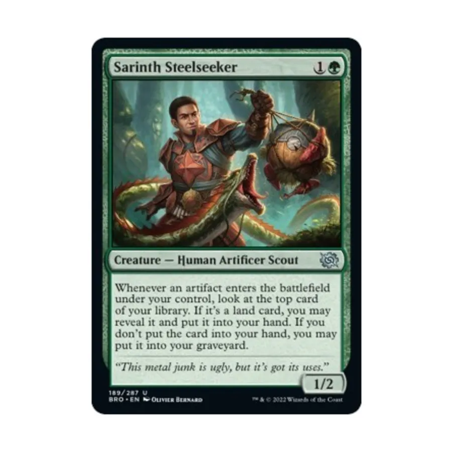 CCG Саринт Сталикер (U), MTG - The Brothers War
CCG Саринт Сталикер (U), MTG - The Brothers War