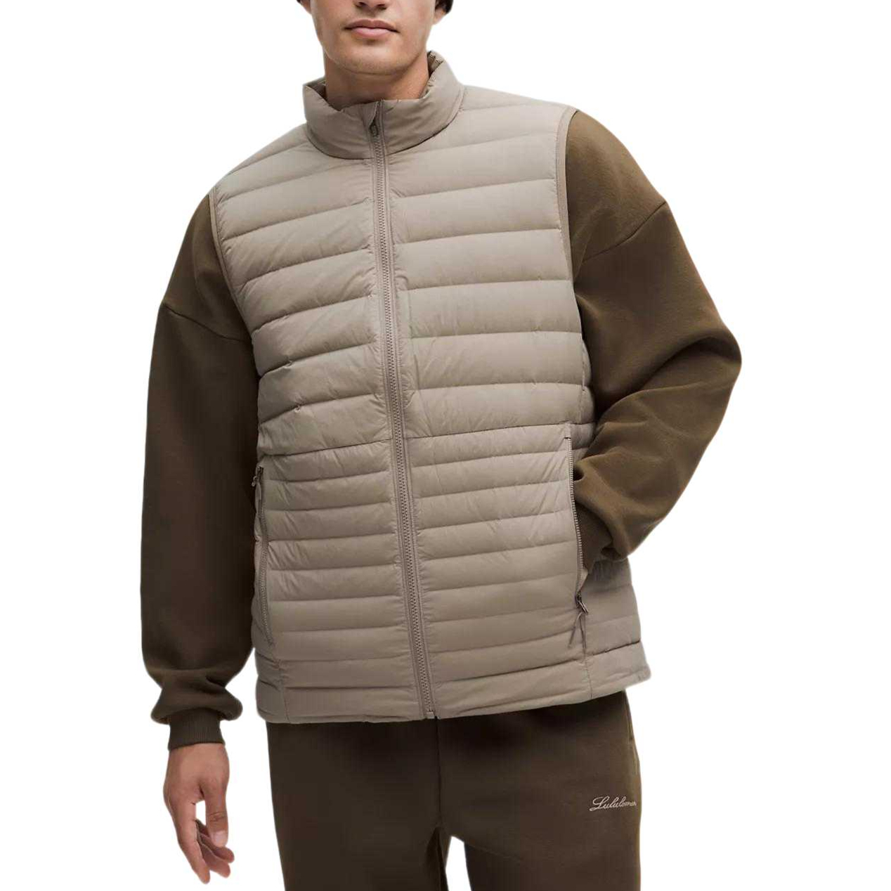 Мужской пуховый жилет со стоячим воротником средней высоты Lululemon, warm umber серый/wshg
Мужской пуховый жилет со стоячим воротником средней высоты Lululemon, warm umber серый/wshg