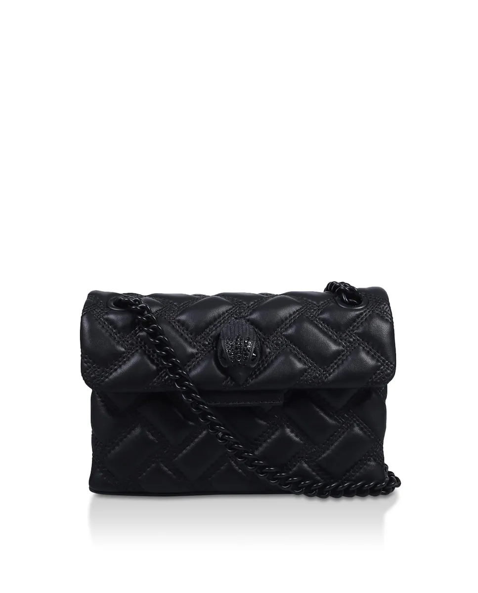 Миниатюрная женская сумка-бандо с цепочкой Kurt Geiger, черный
Миниатюрная женская сумка-бандо с цепочкой Kurt Geiger, черный