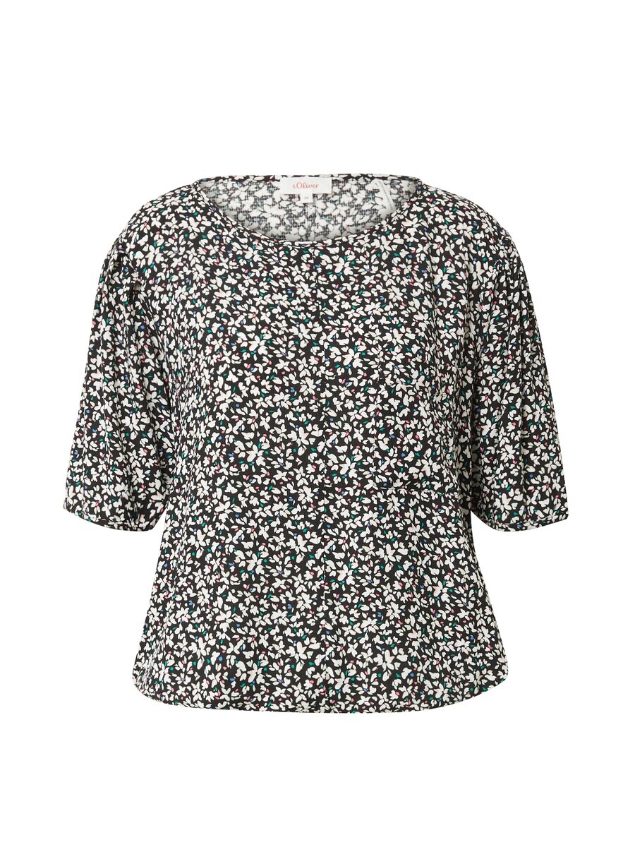 Блузка с коротким рукавом s.Oliver Blouse, черный
Блузка с коротким рукавом s.Oliver Blouse, черный