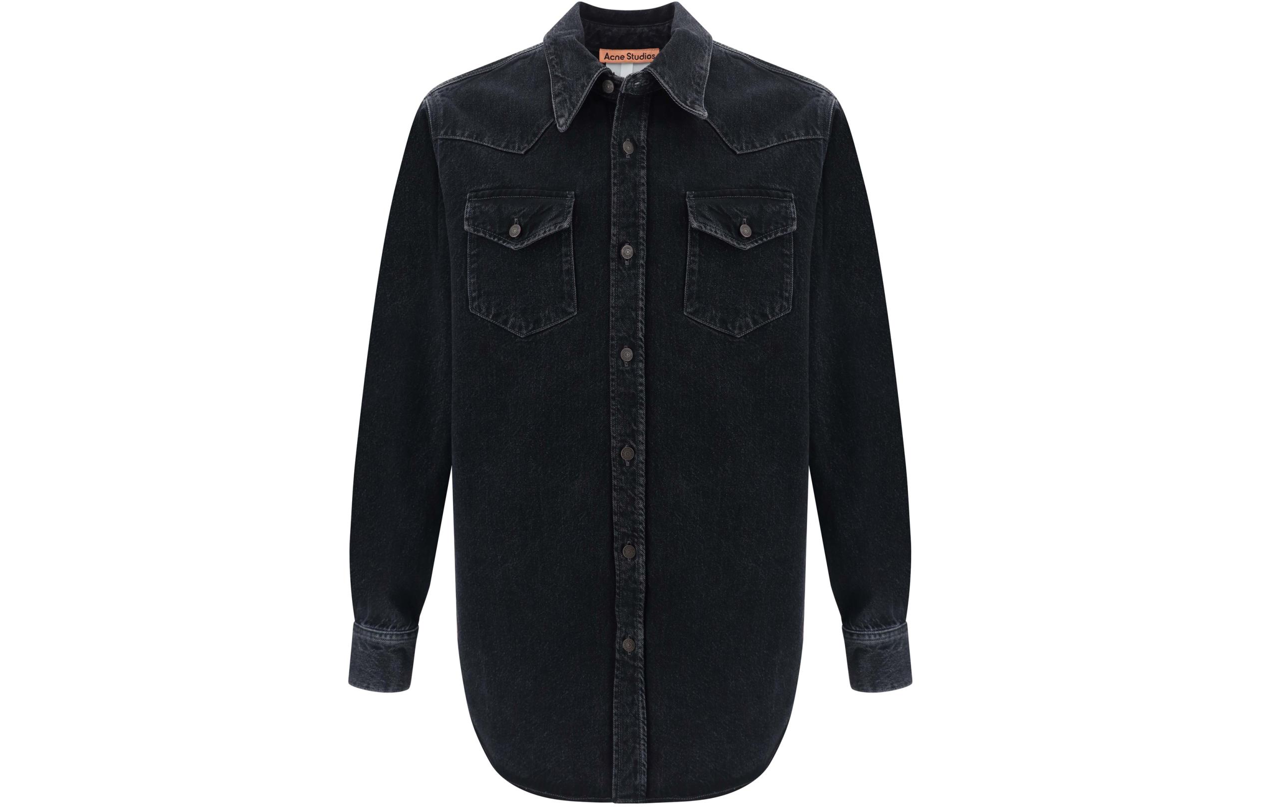 Рубашка Long Sleeved Buttoned Shirt Acne Studios, черный
Рубашка Long Sleeved Buttoned Shirt Acne Studios, черный
