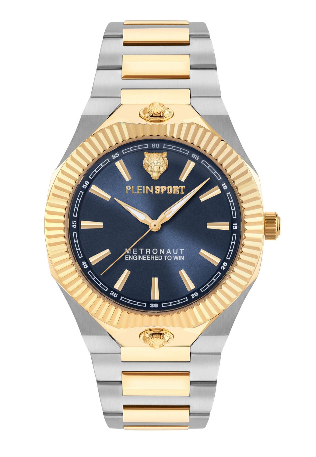 Plein Sport Золотые аналоговые часы 'METRONAUT 42 MM'
Plein Sport Золотые аналоговые часы 'METRONAUT 42 MM'