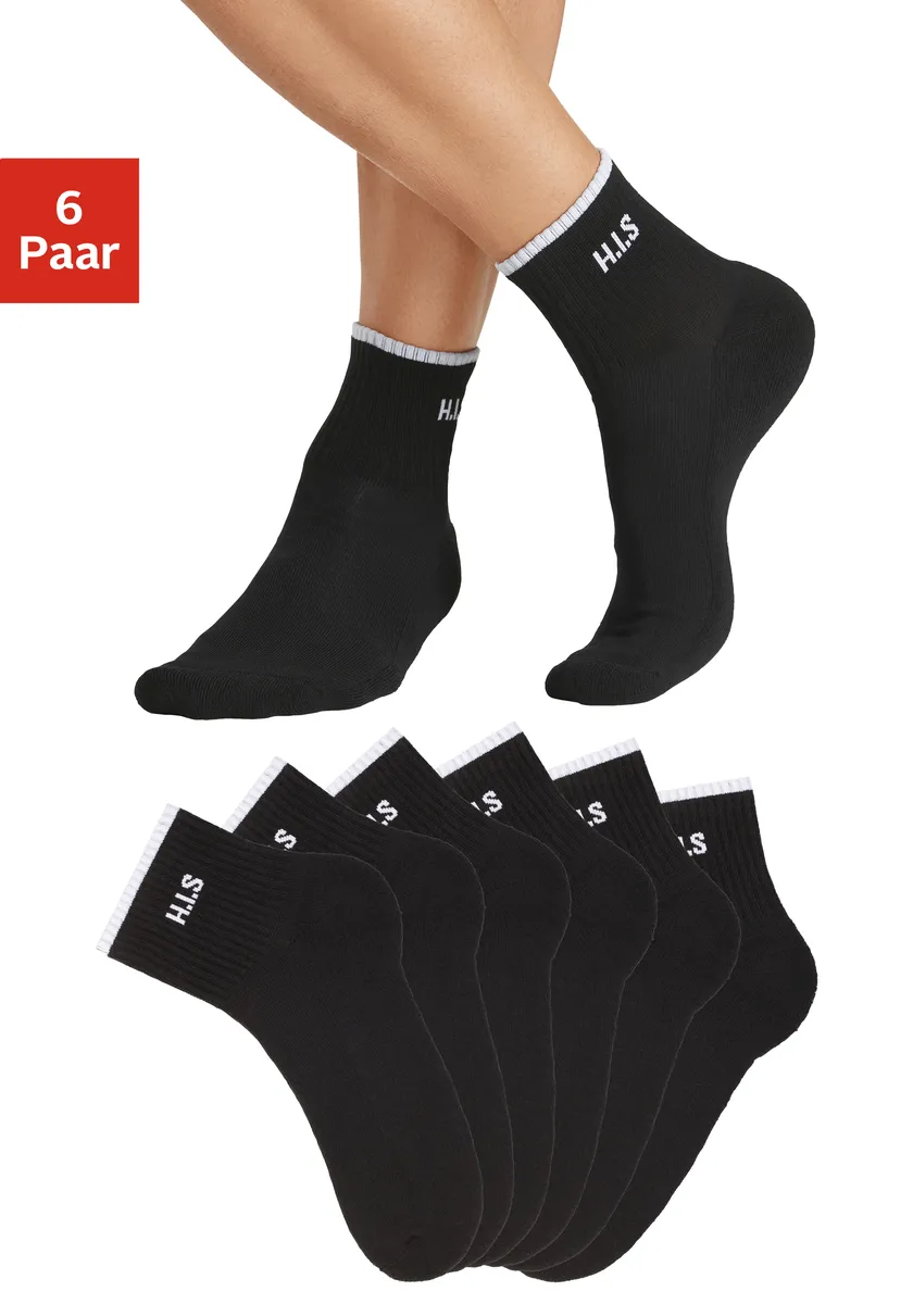 Спортивные носки H.I.S "короткие носки" (упаковка, 6 пар), с махровой тканью и усиленными стрессовыми зонами, черный
Спортивные носки H.I.S "короткие носки" (упаковка, 6 пар), с махровой тканью и усиленными стрессовыми зонами, черный