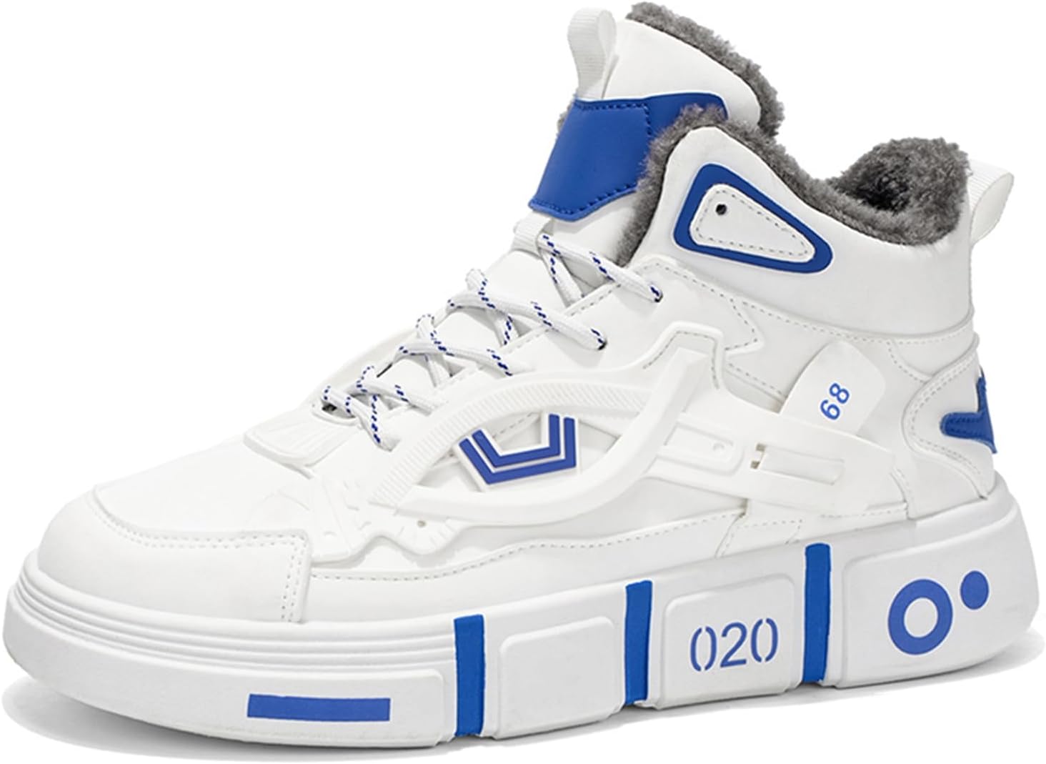Мужские зимние кроссовки с меховой подкладкой, высокие, для скейтбординга, повседневная носка, теплые повседневные прогулочные обувь Spwagym, белый
Мужские зимние кроссовки с меховой подкладкой, высокие, для скейтбординга, повседневная носка, теплые повседневные прогулочные обувь Spwagym, белый