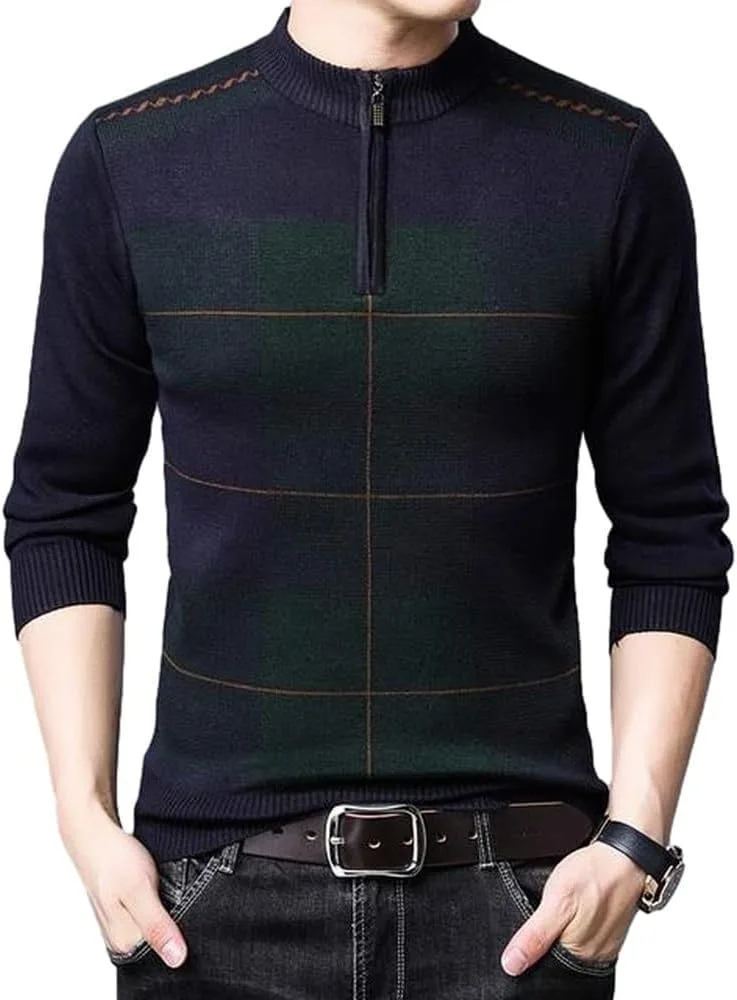 Мужской свитер SWEPER — утепленный зимний с молнией
Мужской свитер SWEPER — утепленный зимний с молнией