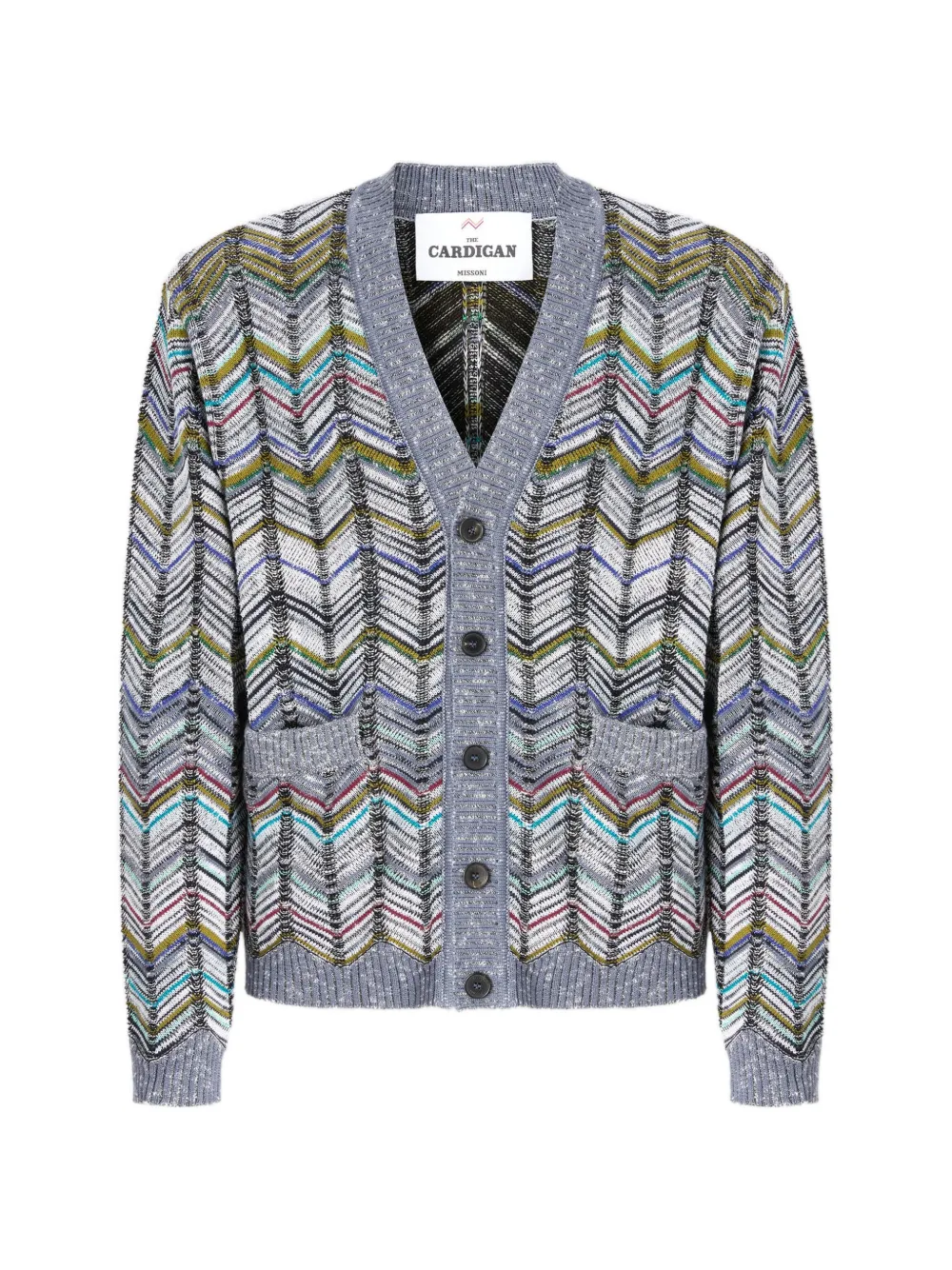 Кардиган с зигзагообразным узором Missoni, серый
Кардиган с зигзагообразным узором Missoni, серый