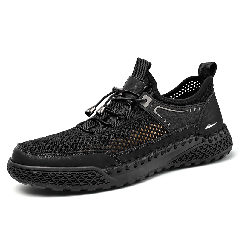 Kuding Мужские повседневные туфли низкие черные/песочные/хаки, цвет Black
Kuding Мужские повседневные туфли низкие черные/песочные/хаки, цвет Black