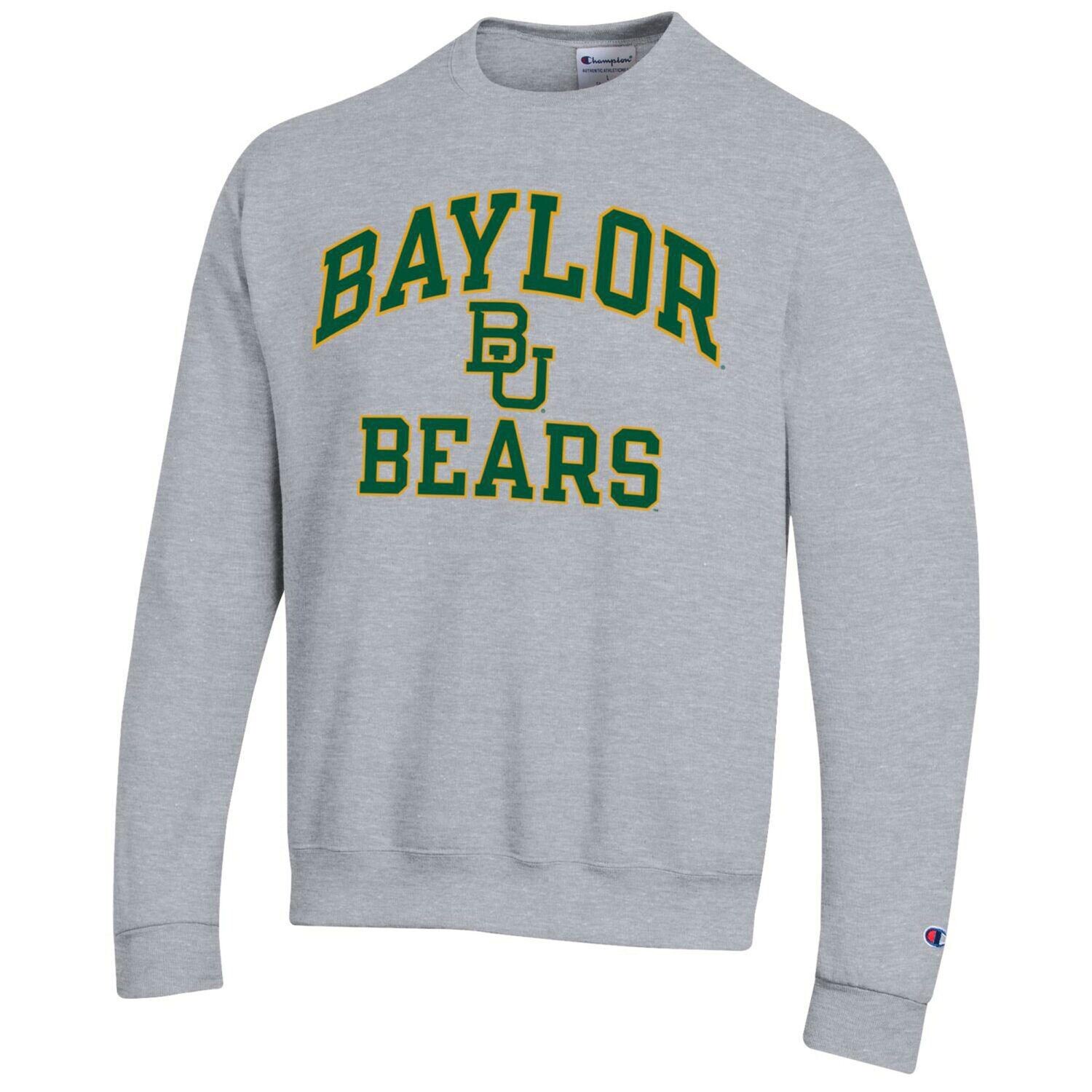 Мужской пуловер с высоким мотором Heather Grey Baylor Bears Champion
Мужской пуловер с высоким мотором Heather Grey Baylor Bears Champion