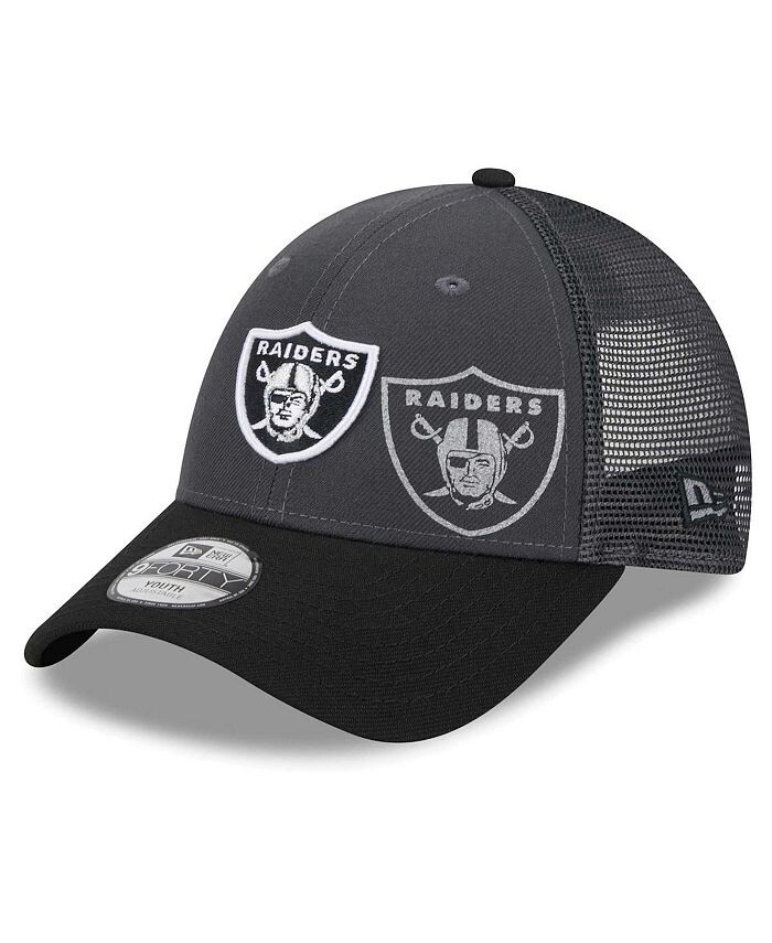 Регулируемая шапка Las Vegas Raiders Reflect 9FORTY для маленьких мальчиков и девочек графитового, черного цвета New Era, серый
Регулируемая шапка Las Vegas Raiders Reflect 9FORTY для маленьких мальчиков и девочек графитового, черного цвета New Era, серый