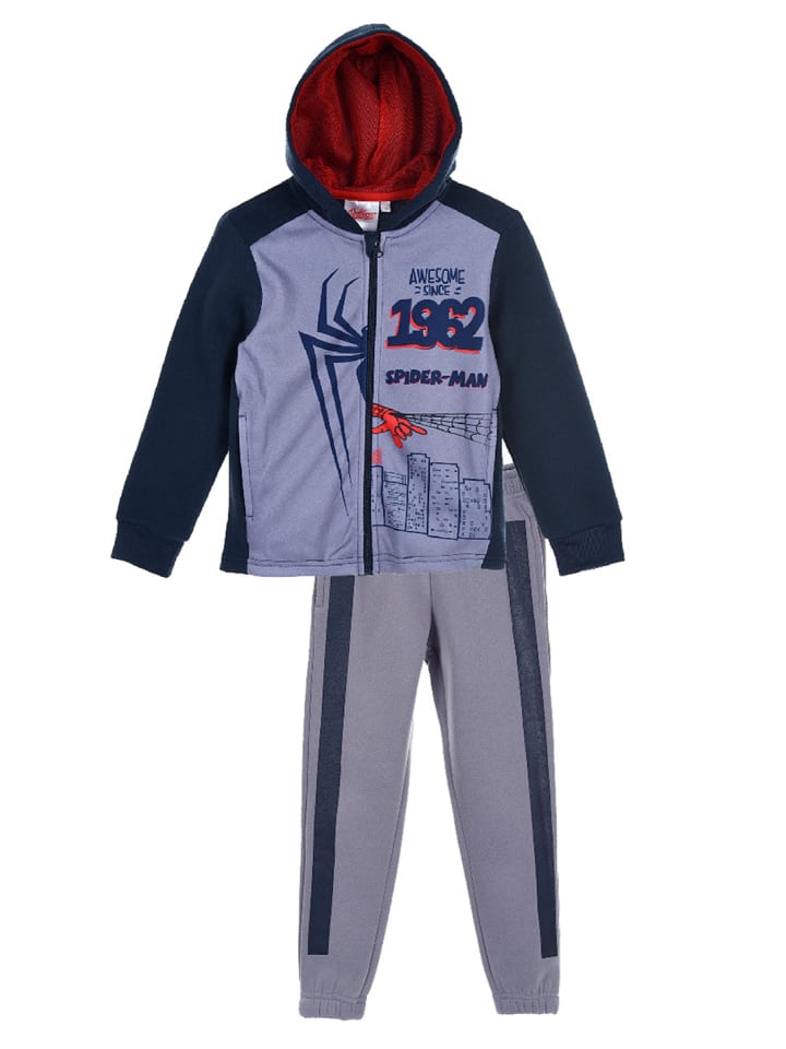 Комплект из 2 предметов: спортивный костюм, толстовка и спортивные брюки серого цвета. Spiderman
Комплект из 2 предметов: спортивный костюм, толстовка и спортивные брюки серого цвета. Spiderman