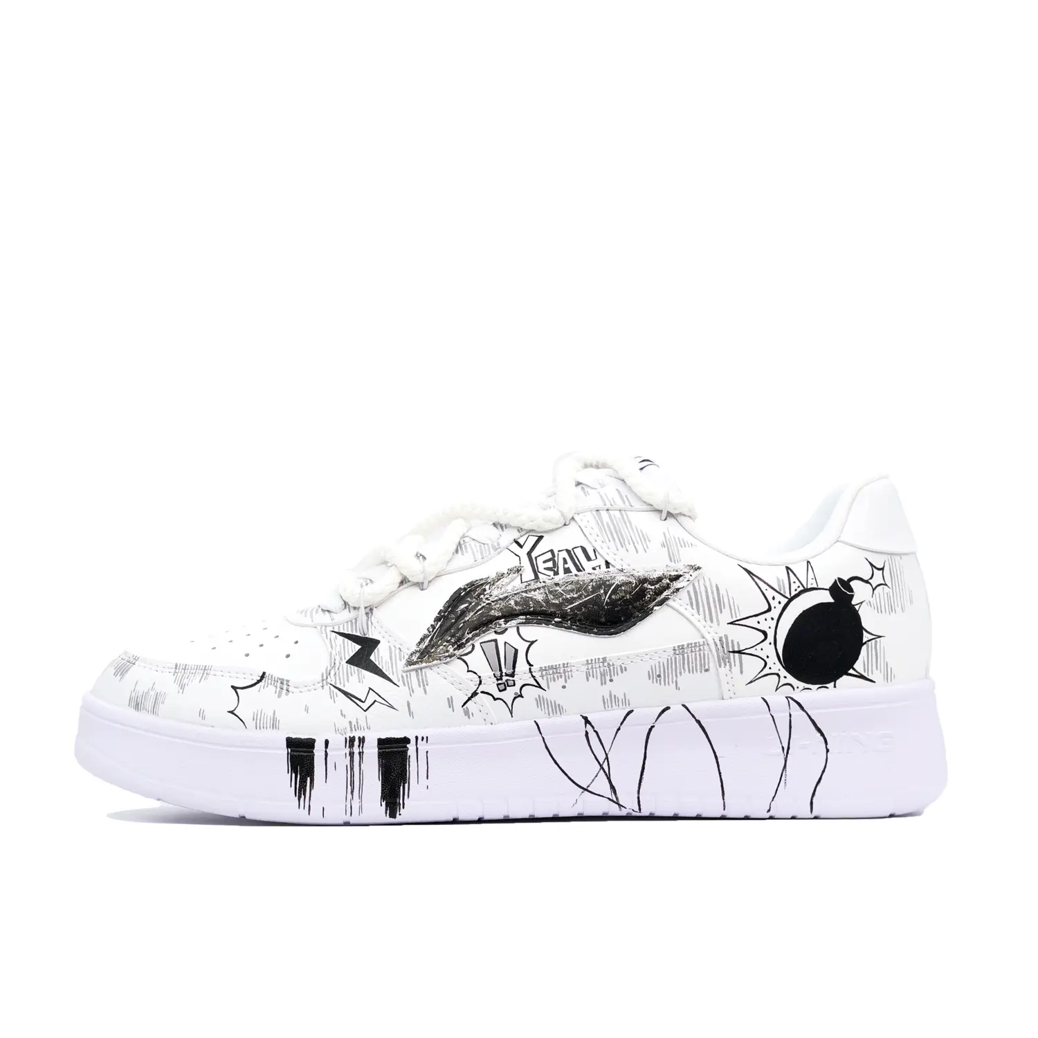 LiNing Pontoon Boats мужские низкие скейтерские кроссовки с амортизацией для увеличения роста Li-Ning, белый
LiNing Pontoon Boats мужские низкие скейтерские кроссовки с амортизацией для увеличения роста Li-Ning, белый