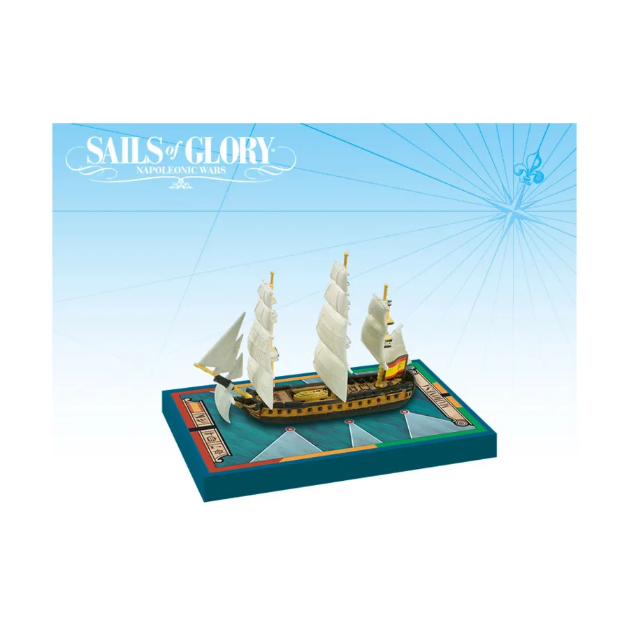Испанский - Маонеса 1789 г., Sails of Glory - Napoleonic Wars - Ship Packs - Series V (1:1000) 
Испанский - Маонеса 1789 г., Sails of Glory - Napoleonic Wars - Ship Packs - Series V (1:1000)
