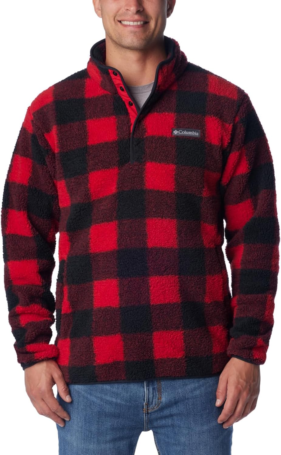 Columbia мужская Rugged Ridge II Sherpa 1/2 Snap, Mountain Red Check
Columbia мужская Rugged Ridge II Sherpa 1/2 Snap, Mountain Red Check